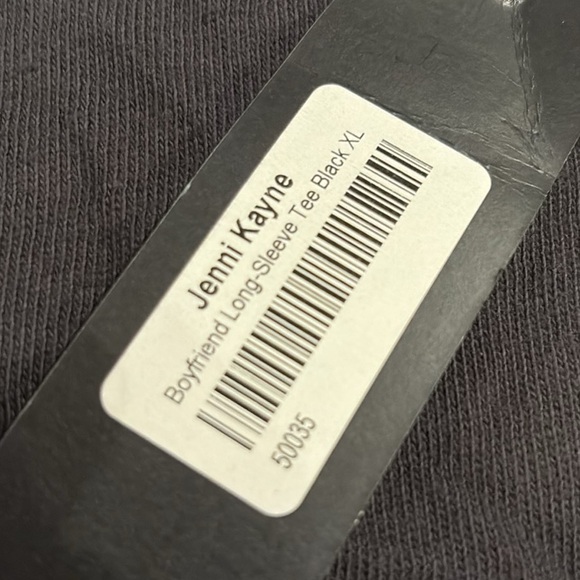 Jenni Kayne black boyfriend Long Sleeve tee XL - Picture 4 of 8